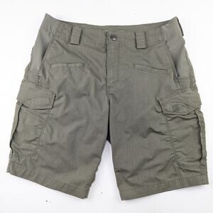 5.11 Tactical Men's Olive Cargo Shorts - 32 Waist